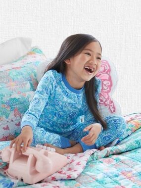 Lilly Pulitzer Turtley Awesome Pajamas Pottery Barn Kids Blue Turtles Big Kid 8